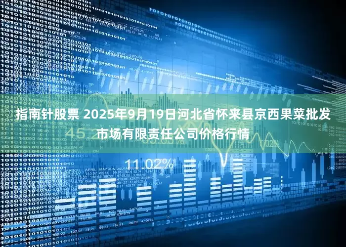 指南针股票 2025年9月19日河北省怀来县京西果菜批发市场有限责任公司价格行情
