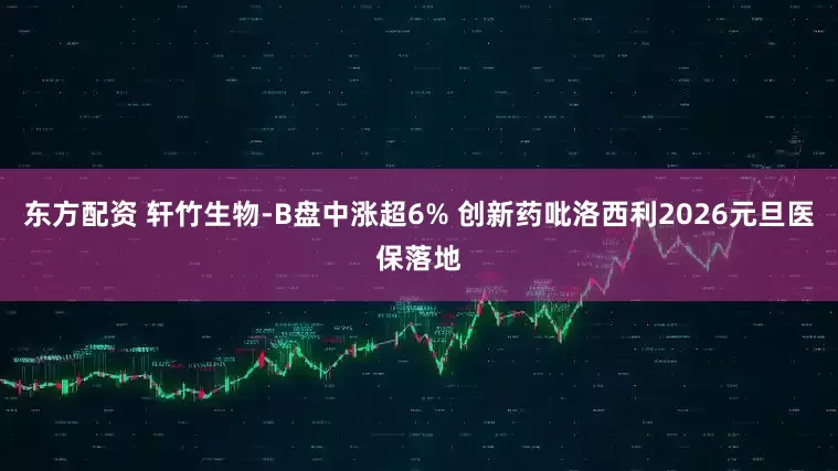 东方配资 轩竹生物-B盘中涨超6% 创新药吡洛西利2026元旦医保落地