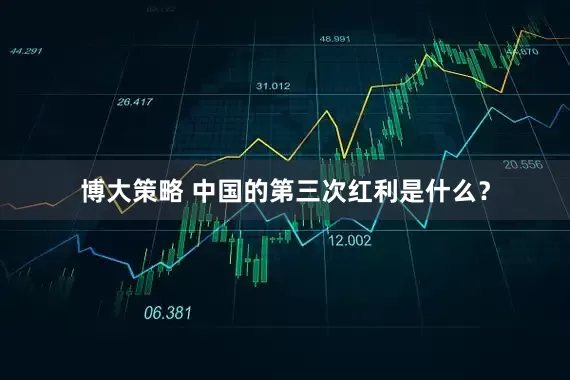 博大策略 中国的第三次红利是什么？
